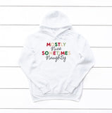 Mostly Naughty Sometimes Nice | Ready to Press Heat Transfer  11" x 7.5"