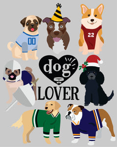 UVD 121 Dog Lover - Premium UV Decal Pack - Set of 8 High-Quality Designs