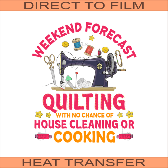 Weekend Forecast: Quilting  | Ready to Press Heat Transfer 11