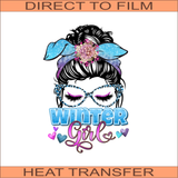 Winter Girl| Ready to Press Heat Transfer 11" x 7.5"