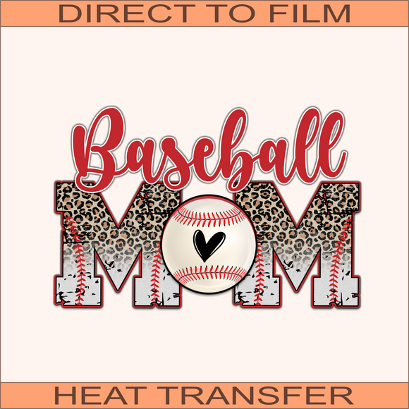 Baseball Mom | Ready to Press Heat Transfer 10