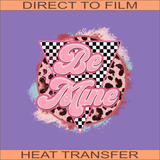 Be Mine Retro | Ready to Press Heat Transfer 9.5" x 9.9"