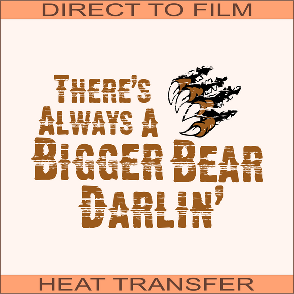 Bigger Bear | Ready to Press Heat Transfer 10.5