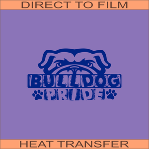 Bulldog Pride Youth | Ready to Press Heat Transfer 6" X  3.3"