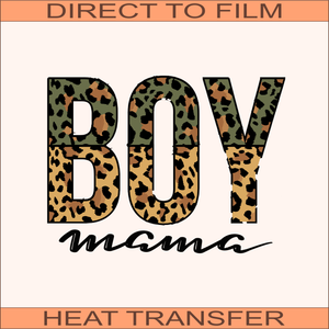 Camo Boy Mama | Ready to Press Heat Transfer 10" x  7.3"