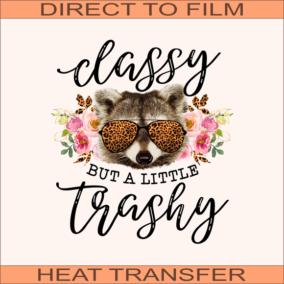 Classy But A Little Trashy  | Ready to Press Heat Transfer 9.5