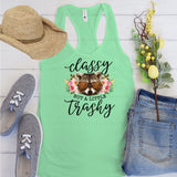 Classy But A Little Trashy  | Ready to Press Heat Transfer 9.5" x  9.5"