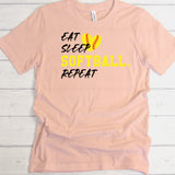 Eat Sleep Softball 2 | Ready to Press | 10" x 6.8"