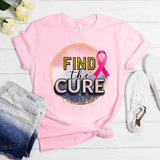 Find The Cure | Ready to Press Heat Transfer 9" x 10.3"