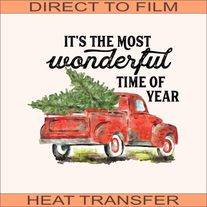 It's The Most Wonderful Time of the Year | Ready to Press Heat Transfer 10" x 9"