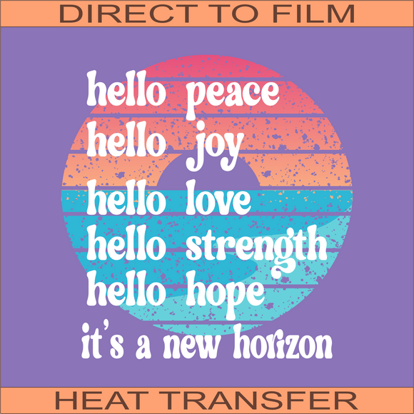 It's a New Horizon | Ready to Press Heat Transfer 10