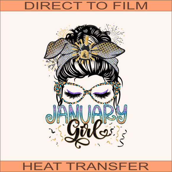 January Girl | Ready to Press Heat Transfer 9