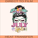 July Girl | Ready to Press Heat Transfer 9" x 12.5"