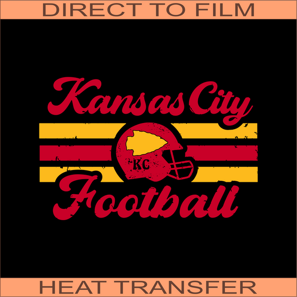 Kansas City Football   | Ready to Press Heat Transfer 10