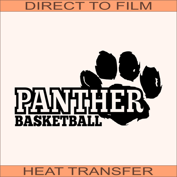 KN73 - Panthers Basketball | Ready to Press Heat Transfer 11.4