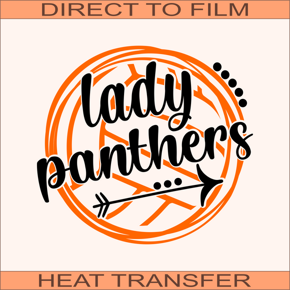 KN89 - Lady Panthers  | Ready to Press Heat Transfer 10.7