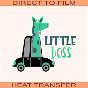 Little Boss | Ready to Press Heat Transfer 5" x 4.2"