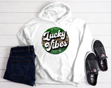 Lucky Vibes | Ready to Press Heat Transfer 9" x 9"