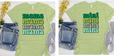 St Pats Mama & Mini | Ready to Press Heat Transfer | 9" x 9" and 5" x 7"