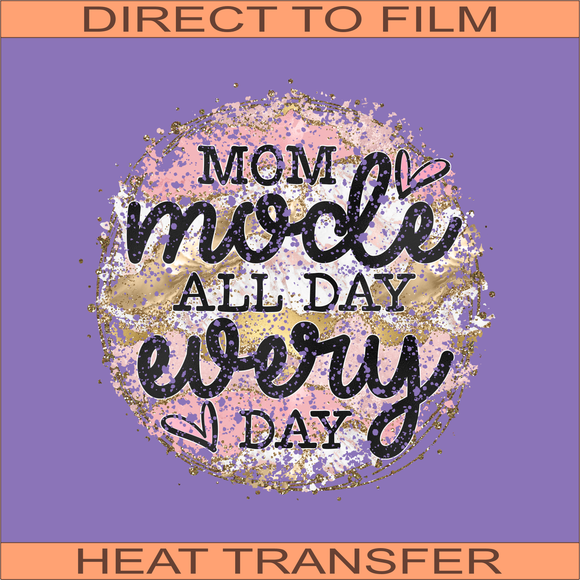 Mom Mode Distressed | Ready to Press Heat Transfer 9