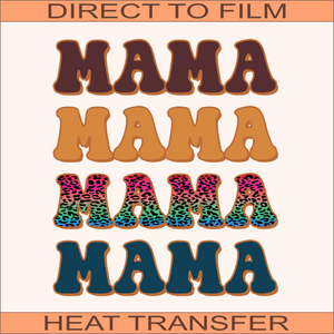 Mama Rainbow | Ready to Press Heat Transfer 9"x 10.2"