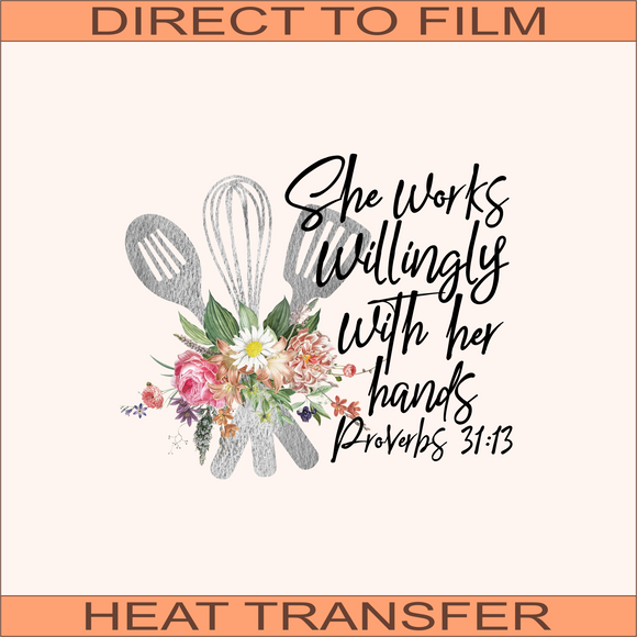 Proverbs Wm Chef  | Ready to Press Heat Transfer 9.5