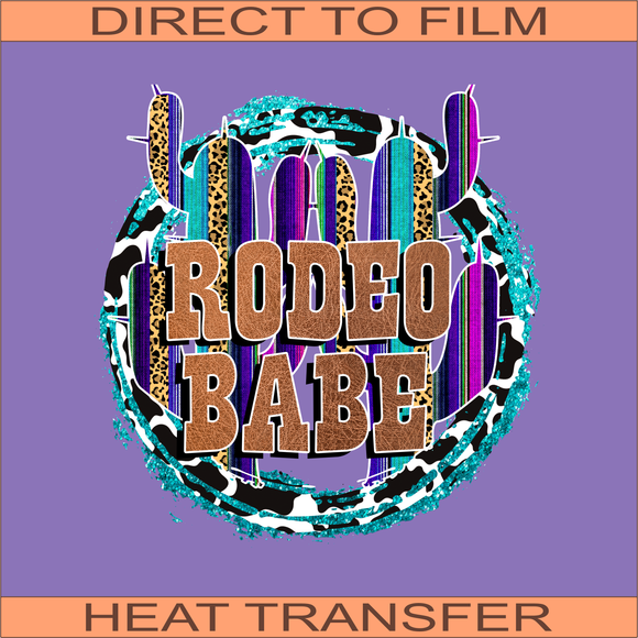 Rodeo Babe | Ready to Press Heat Transfer 9.25