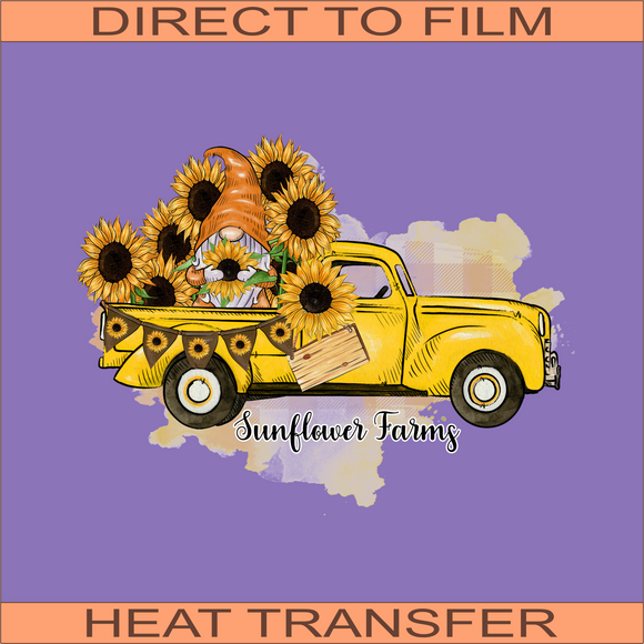 Sunflower Farms | Ready to Press Heat Transfer 9.5