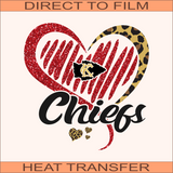 We Heart KC - KC1  | Ready to Press Heat Transfer 9.5" x 9.7"